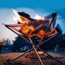 우과장몰 감성캠핑 미니멀캠핑 불멍 캠핑 캠프파이어 메쉬 경량 화로대 화롯대 바베큐준비