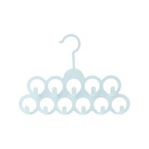 11홀 옷 넥타이 벨트 숄 스카프 행거 진열대 옷장 정리 후크, BL, 1개