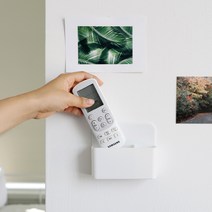 홈 오피스 매장 수납정리함 무타공벽걸이 자석 월포켓, 단품