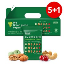 [하루견과] (5+1)감성시장 The청포도요거트 20gx20입세트, 1.(5+1)The청포도요거트20입세트