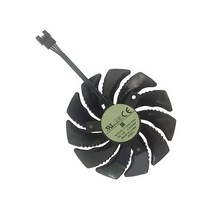 Gigabyte GTX1050ti GTX1060 GTX1070 RX570 RX580 비디오 카드 팬 쿨러 T129215SU (87mm DC 12V) (팬 1개), 1 piece fan