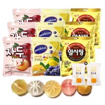 해태 캔디3종 3봉씩(자두캔디/썬키스트캔디/알사탕) 1세트(+밀크츄 2개포함), 1set