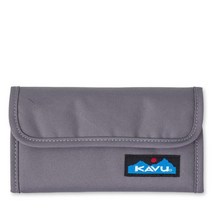 KAVU 여성용 Mondo Spender 지갑 제트 블랙 원 사이즈, Smoked Pearl