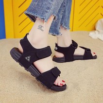 JINGHENG 여성 샌들 빅 사이즈 여성 스포츠 샌들52358125