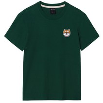 옥스타 남녀공용 시바패치 반팔티 7TS034