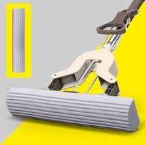 한큐맙 - 노터치 밀대걸레SET노터치물걸레밀대 폴리싱 포세린 타일 마루 데코타일 청소, 밀대 1 + 패드 2