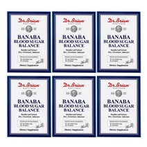 바나바잎 추출물 코로솔산 혈당상승 억제 도움 여주열매 노팔 추출물 함유, 30정, 6개, 30정