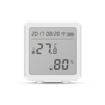 Tuya-스마트 와이파이 LCD 디스플레이 온도 및 습도 센서 실내 온도계 알렉사 구글, 01 1 pcs