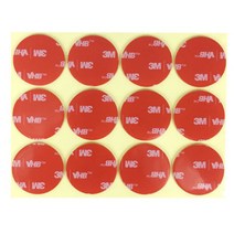 3M 양면테이프 투명 초강력 원형 동전 양면테이프, 35mm