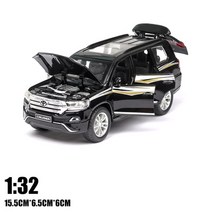 자동차 다이캐스트 자동차모형 1:24 1:32 도요타 랜드 크루저 suv 자동차 모델 합금 다이 캐스트 클래식 럭셔리 자동차 즐겨 찾기 선물 어린이 장난감스포츠카 다이캐스트, 32cz 노박스 블랙