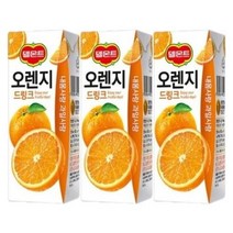 델몬트 오렌지 주스 드링크 32팩 x 1 9 0ml, 64팩, 190ml