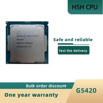 인텔 펜티엄 듀얼 코어 쿼드 스레드 CPU 프로세서 G5420 3.8GHz 4M 54W LGA 1151, 한개옵션0
