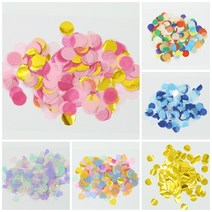 파티지엥 콘페티 컨페티 종이 결혼식 꽃가루 조화 장미 꽃잎, (컨)6.핫핑크-30g