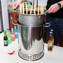 캠핑 그릴 꼬치 훈제기 기계 USB 불판 bbq 펜, 디럭스더블레이어단열코튼S사이즈패키지2