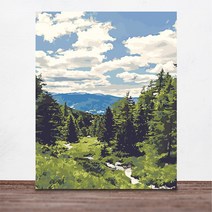위메이크 페인팅 DIY 명화그리기 포레스트 40x50