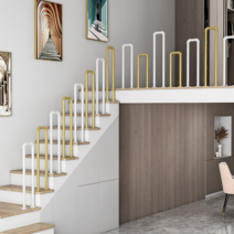 U자형 계단 안전난간대 2층 카페 데크 손스침 난간, U자형 100 높이 20 너비