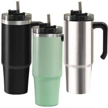 디지지 파스텔 진공 스텐 냉온 텀블러 900ml, 아보카도그린