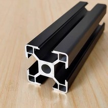 디지털액자 1/2pcs 100mm-1000mm 3030 3060 4040 4080 블랙 T-슬롯 알루미늄 Extrusions CNC 레이저 조각 기계 프로파일 프레임, [15] 800mm, [03] 3060 Black 1pcs