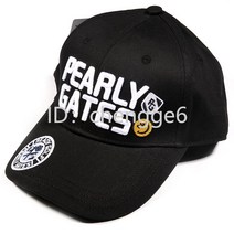 pearly gate 골프 모자 남녀 골프 모자 야구 모자 순면 3D 자수, 검정색