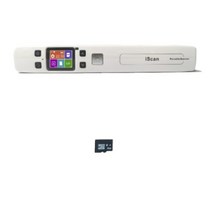 비파괴스캐너 비파괴북스캐너 교재스캔 IScan-2.0 문서 및 이미지 스캐너 A4 사이즈 USB JPG PDF Forma, 04 White and 4GB card