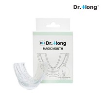 닥터홍 마우스피스 + 치아 미백제 세트 구성 - 화이트닝 누런 치아 패치 기계 미백펜, 마우스피스 2개 + 치아미백제 2개
