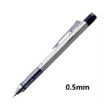 전시 일러스트 시각디자인 Tombow-모노 그래프 샤프 펜슬 0.3mm 0.5mm 일본 제품, 19 05mm Silver