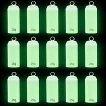 베이트샵 야광봉돌 회전고리 야광추, 15개