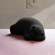 슬리핑 베어 북유럽 레이지 1인용 2인용 소파 원룸 투룸 인테리어 동물 좌석 북극곰 의자 연예인 거짓말 곰 등받이 베개, Black fleece surface