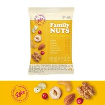 하루한줌 견과 패밀리넛 견과류 20g 20봉, 20개