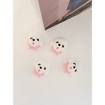 강아지차량용석고방향제 돌답레품 답례품석고방향제 석고방향제선물, 클린코튼, 레드