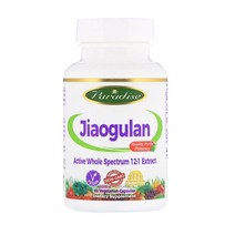 Paradise Jiaogulan 돌외잎추출물 250mg 60캡슐 60회분, 단품