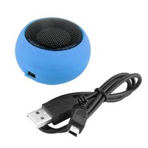 kebidu Speaker Music Player Stereo 3.5mm Jack Hamburg Type Telescopic Plug-in Audio Portable Mini Sp, 푸른