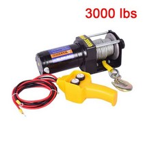 소형 전동 호이스트 전기 윈치 12v 자동차 호이스트 오프로드 차량 24v 자조 가정용 소형 와이어 로프, 01 3000 lbs_02 24v