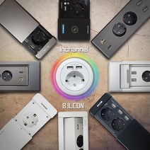 인채널 빌콘 무선충전 회전 매립형 빌트인콘센트 테이블 매입형 매립형 침대 싱크대, 2구 무선충전 USB콘센트, G_엣지 무선충전/펄화이트_MIA-011