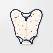 [메르베] 산딸기 신생아 달잠 바디슈트