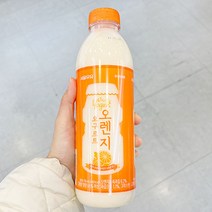 서울우유 서울 오렌지 요구르트 750ml X 5개, 아이스박스포장