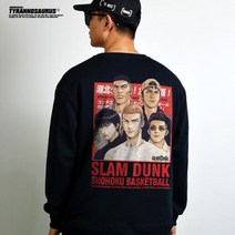 홈메이드 자체 제작 재팬 만화 슬램덩크 상북 맨투맨 긴소매 라운드넥 무거운 드롭숄더 남자 우먼 룩, 상품9