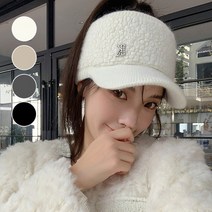 [KN251] 뽀글이 니트선캡 여성골프모자 골프모자 겨울골프모자 골프캡 니트캡