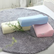 메모리폼베개 메모리폼 라텍스 목주름 방지 목이 편한 숙면 건강 고급, 커버-블루
