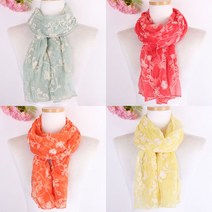 건강-드림_은창 에스닉 플라워 자수 스카프 목도리 머플러 패션 롱스카프 꽃무늬 봄패션_rjsrkdemf