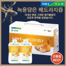 건강선물용 순수 녹용담은 농협 배도라지즙 면역력 증진 기관지 호흡기 질환, 2박스(60포)