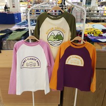 오후 자연그림 얇은 긴팔 티셔츠 OHLA22205