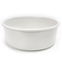 죠스펫 대형식기 모음 대형견식탁 천연원목 세라믹식기 대형견식기 중형견식탁 중형견식기 당근 대형 식기, 대형식기 (무늬없는화이트), 1개