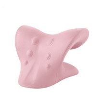 완화를 위한 목 마사지 베개 어깨 경부 척추 지압 견인 장치 바디 마사지기, Pink