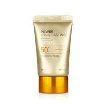 더페이스샵 파워 롱래스팅 선크림 50ml 워터프루프 메이크업베이스 겸용 선케어