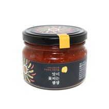 맛이 꽃피는 쌈장 한식된장과 고추가루 무방부제 무첨가물, 400g, 1병