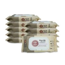 하늘선물 물티슈 50매 캡형 저자극 아기 물휴지, 상세페이지 참조, 본상품
