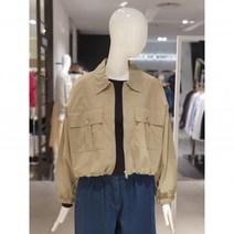 올리브데올리브 밑단스트링 크롭 집업 점퍼 YW4SM559 백화점 아울렛 (3310579)