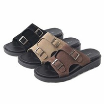 남자옷도매 젠키 스웨이드 버클 슬리퍼