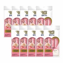 팬시피스트 퓨레키스 고양이간식 참치와 참치플레이크 40G 10개, 단품